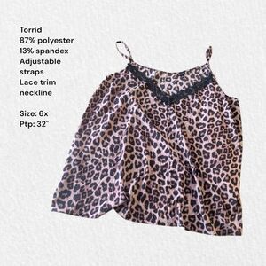 #48 Torrid silky animal tank 6x